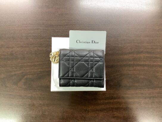特価品蔵出し特集 Christian ロータスウォレット DIOR LADY 財布 Dior 折り財布